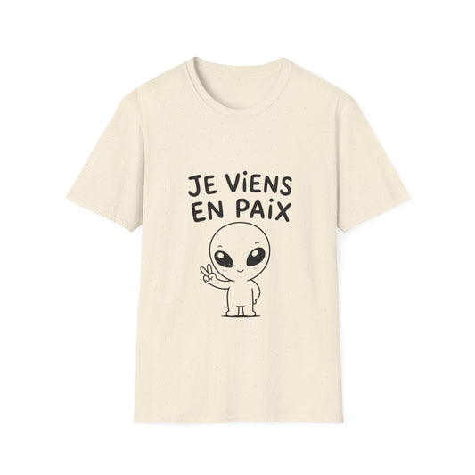 T-Shirt — “Je Viens En Paix”
