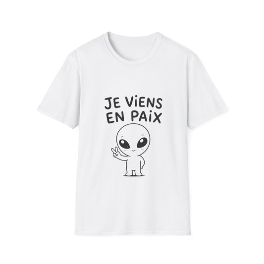 T-Shirt — “Je Viens En Paix”
