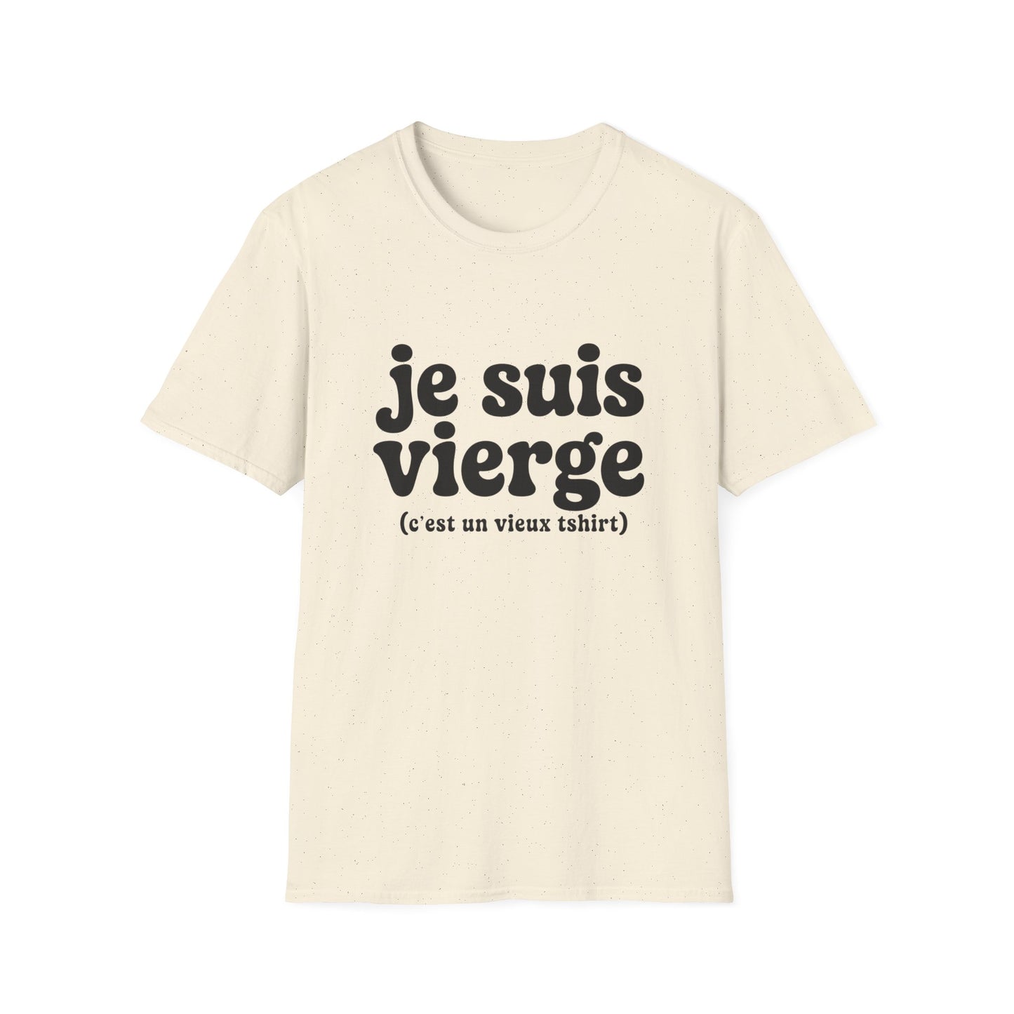 T‑Shirt — "Je suis vierge"