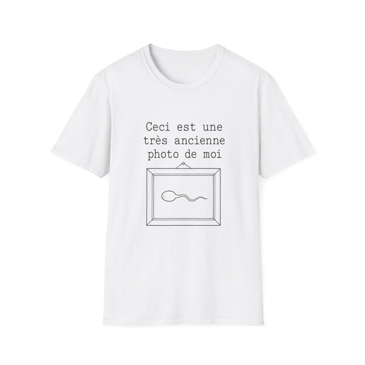 T-Shirt — "Ancienne photo de moi"