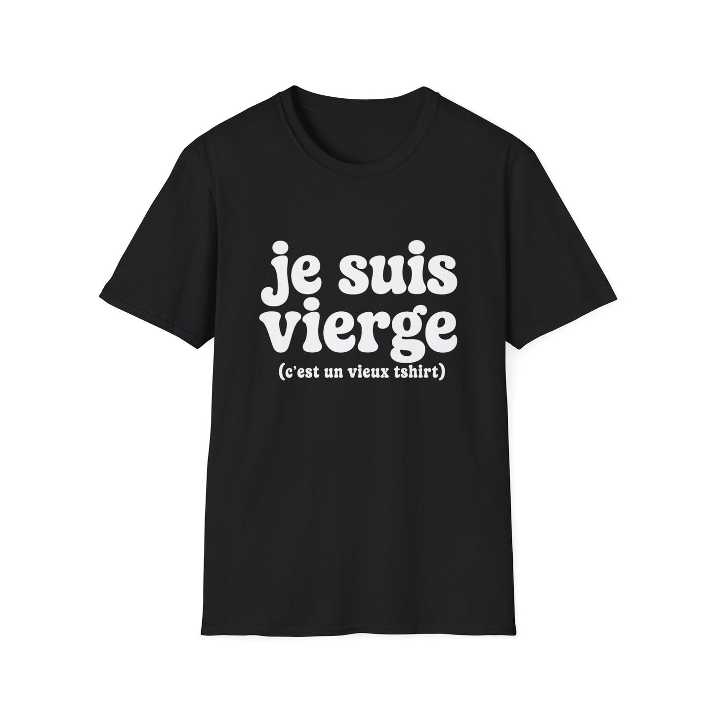 T‑Shirt — "Je suis vierge"