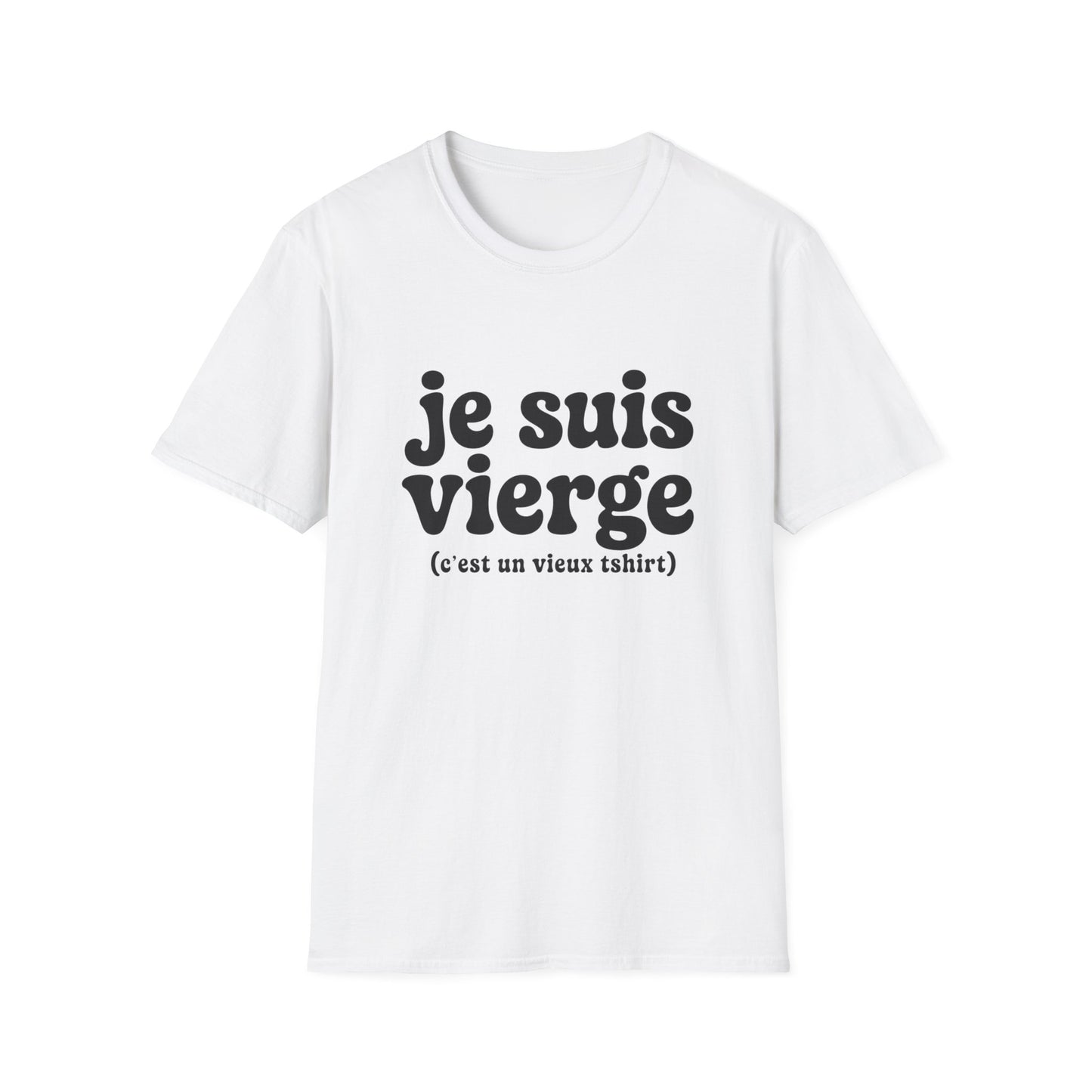 T‑Shirt — "Je suis vierge"