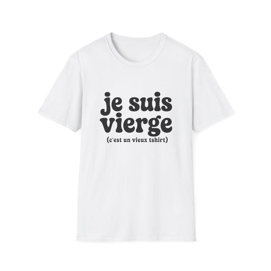T‑Shirt — "Je suis vierge"